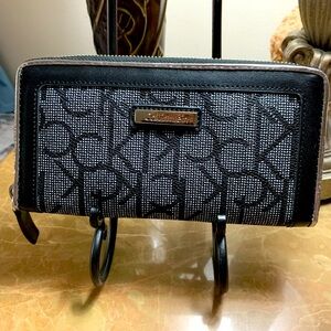 Calvin Klein Monogram Logo black/Grey Wallet